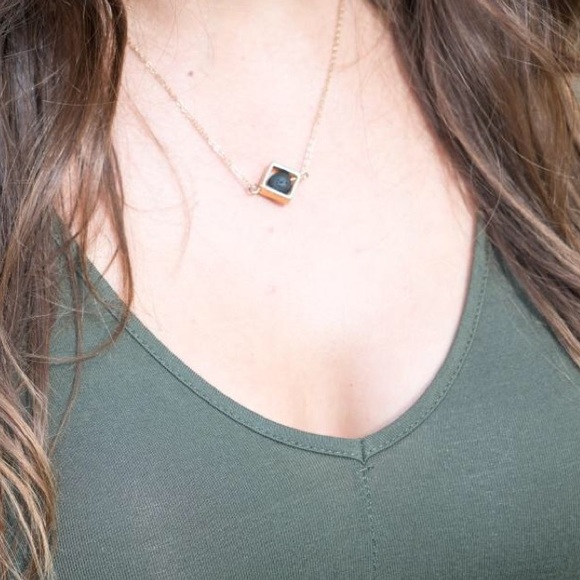 2/$20 ▪️Square (Diamond) Bead Diffuser Necklace - Picture 2 of 4